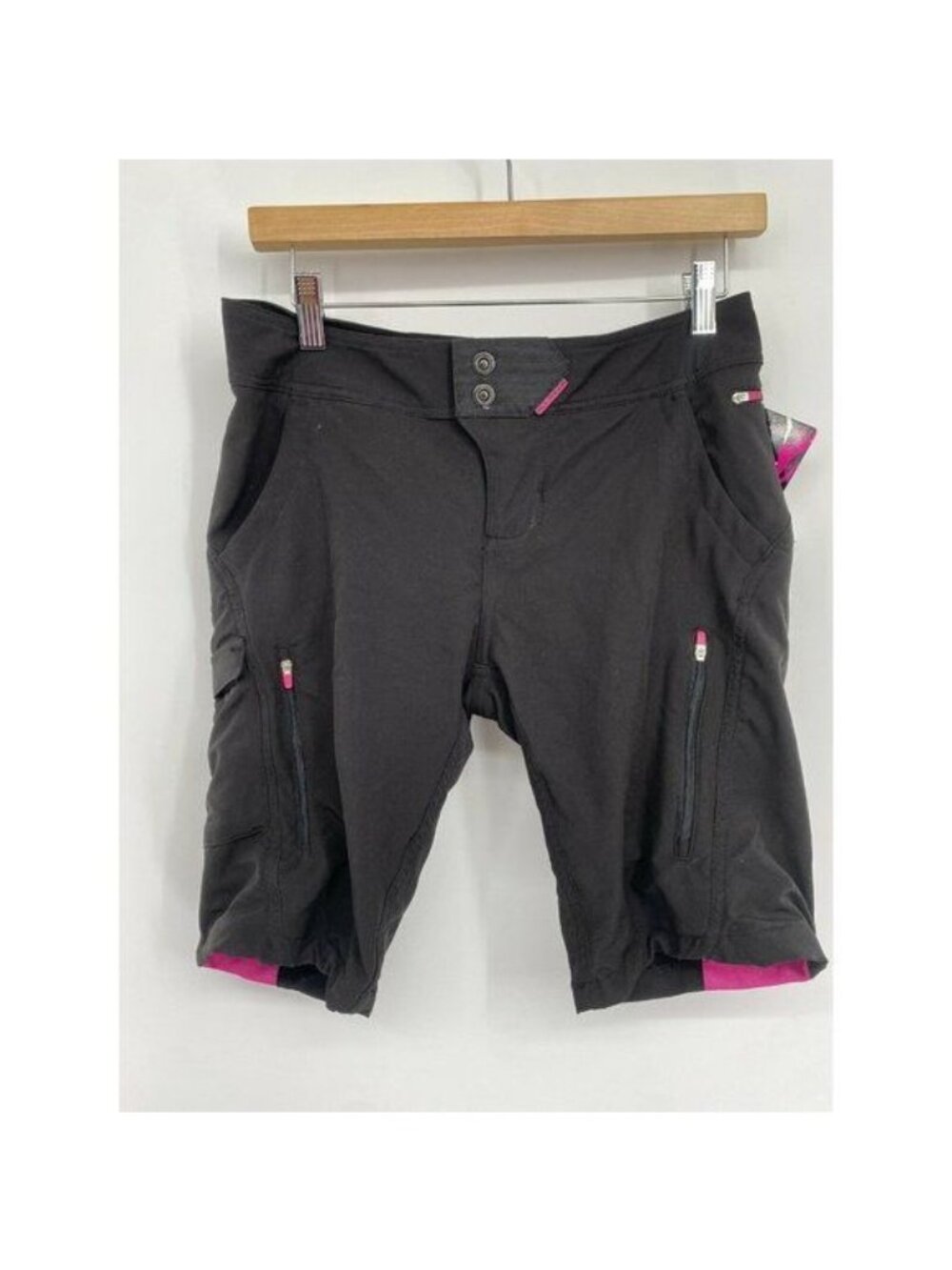 FLY Racing Women's LILLY bicycle SHORTS sz SMALL blk/pnk 2 IN 1 NEW